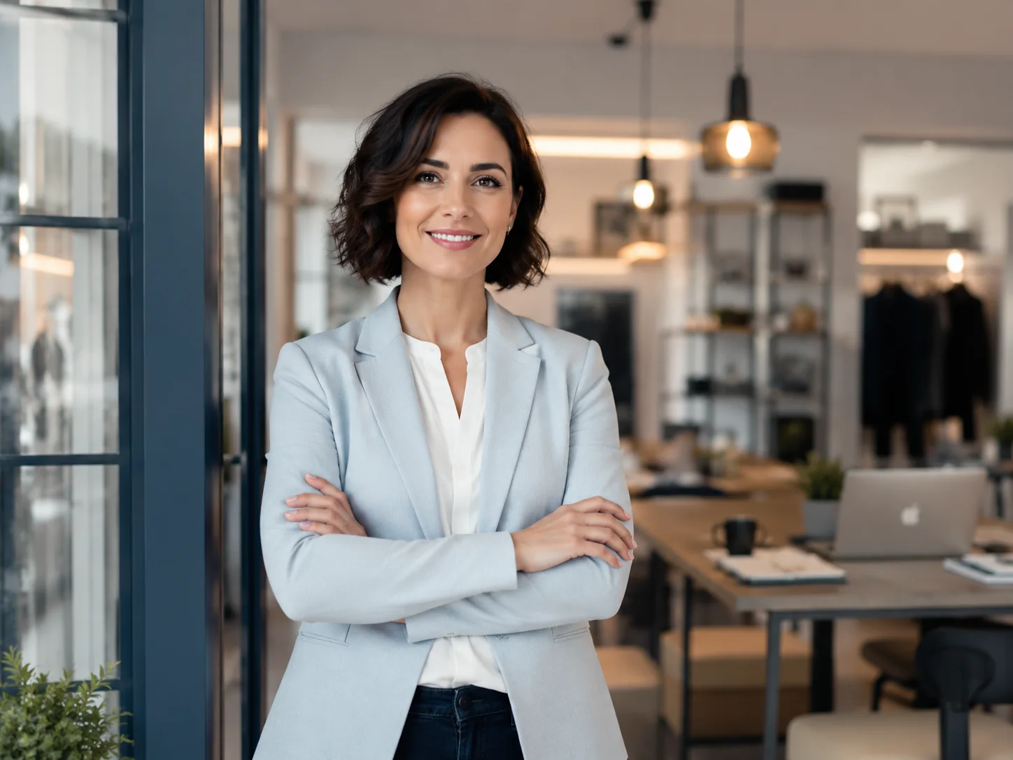 Insurance advisor helping clients